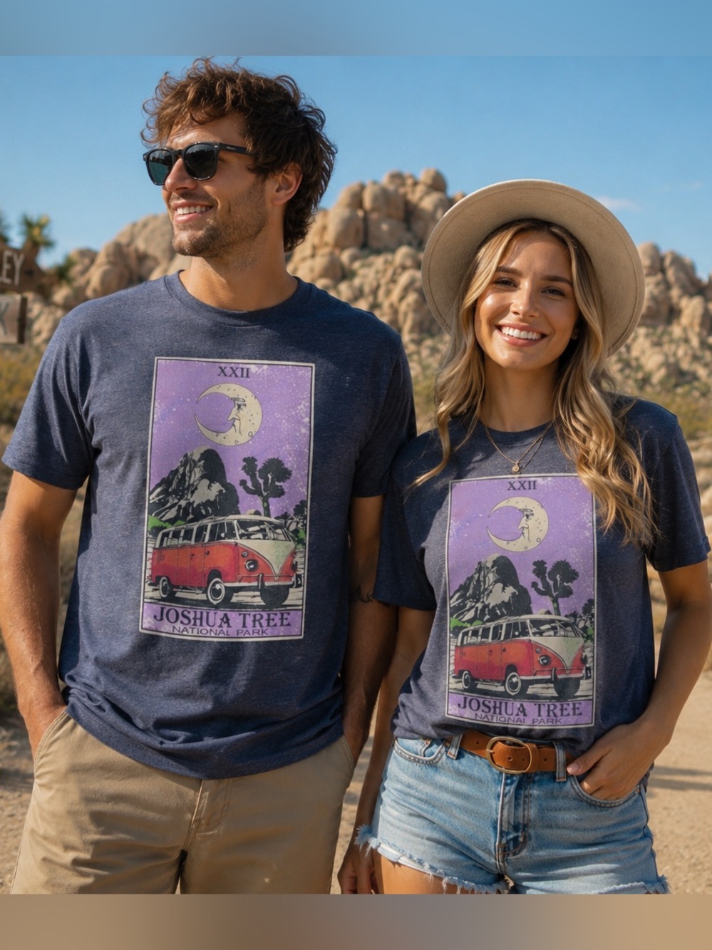 Joshua Tree Tarot Card Graphic Tee Size Large Unisex